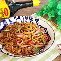 Chef style Cantonese cuisine breakfast snack late night barbecued pork fried rice noodles#food Meikelexiangmaggi# Recipe Illustration 14