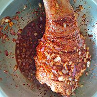 #食来动，新动到账速度#Oven version of roasted leg of lamb Illustration of how to do it 3