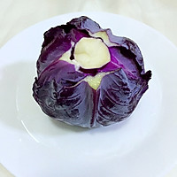 Illustration of how to make cold purple cabbage 1