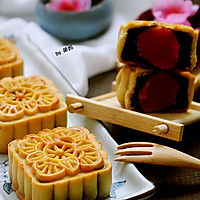 Preheating the Mid-Autumn Festival~How to make mooncakes with bean paste and egg yolk (experience) Illustration 16