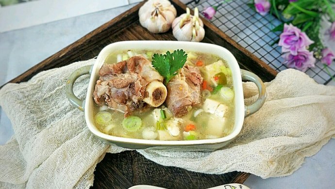 Lamb bone soup