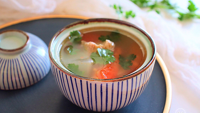 Stewed Tomato and White Radish Beef Soup