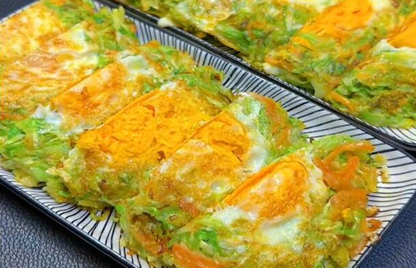 Vegetable egg pancake