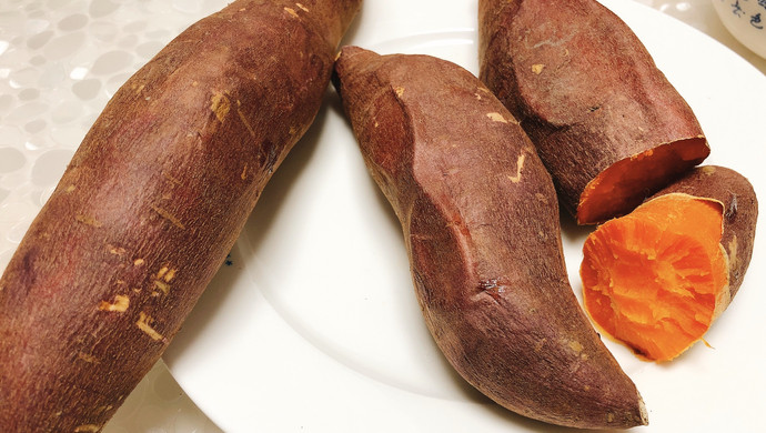 Roasted sweet potatoes