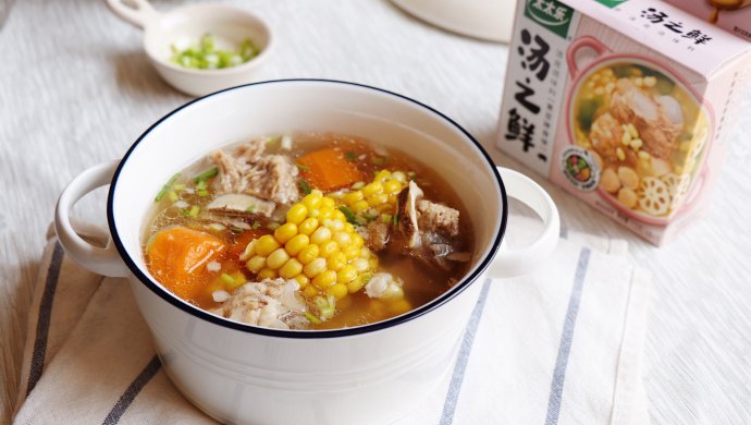 Corn ribs soup