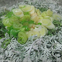 Illustration of how to make steamed vegetables with white annua for spring game tasting 7