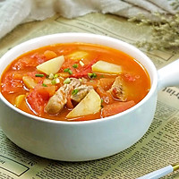 Illustration of how to make tomato and potato ribs soup 11