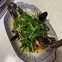 Steamed grouper (Cantonese cuisine) suitable for all kinds of steamed fish Illustration of how to do it 3