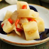 Illustration of how to make diced lotus root with oyster sauce and moisturize in autumn 11