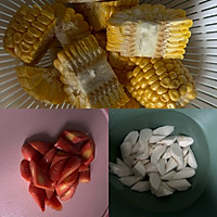 Corn, red dates and pork ribs soup recipe 2