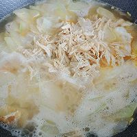 Egg Egg Chicken Shreds and Winter Melon Soup Illustration 5