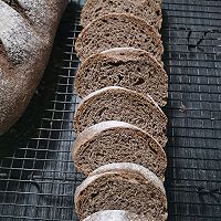 Illustration of how to make pure dark whole wheat bread 17