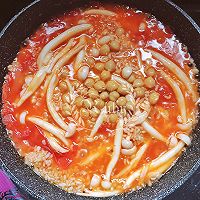 The gorgeous transformation of leftover rice: Tomato Mushroom Chickpeas Illustration of how to cook brown rice 5