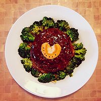 One person should also have a good dinner - black pepper steak and Garlic Broccoli Recipe Illustration 6