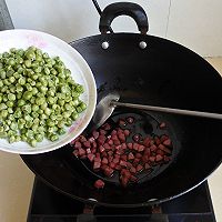 Sausage-fried peas, seasonal vegetables, in spring I want to eat this delicious recipe 4