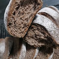 Illustration of how to make pure dark whole wheat bread 18