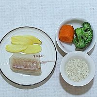 # Baby's First Bite of Complementary Food Fish#Baby Complementary Food/Illustration of how to make Norwegian Arctic cod vegetable porridge 1