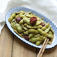 Drama snacks and drinks—Illustration of how to make plum edamame 6 