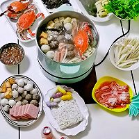 # Olive Enjoy National Flavor Hot Cooking is More Delicious#Soup Bone Seafood Illustration of how to make hot pot 17