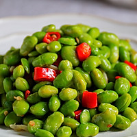 Illustration of how to make stir-fried edamame 5