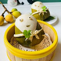 # Package a rice dumpling for the Dragon Boat Festival#How to make rice dumplings with mulberry leaves Illustration 8