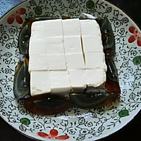 #father's day, cook a dish for dad#preserved egg mix Illustration of how to make tofu 3