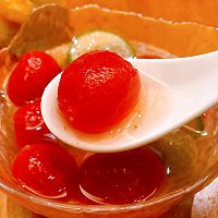 Plum tomatoes (appetizing and refreshing, very suitable for pregnant women) Small dessert) Recipe Illustration 6