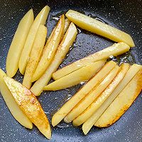 Illustration of how to make potato-fried steak 2