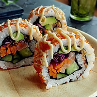 Salmon Avocado California Roll Recipe Illustration 6