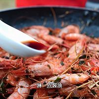 #东古丝丝狠百熟#Watch the World Cup lemongrass as a side dish Illustration of how to make raw Canadian Arctic shrimp 9