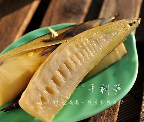 Hand peeled bamboo shoots