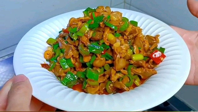 Spicy chicken gizzards favorite