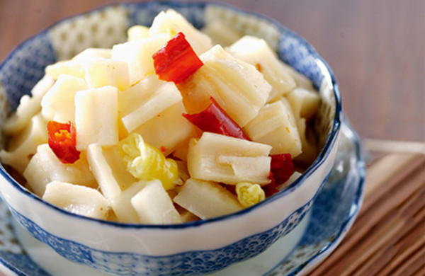 Hot and sour lotus root