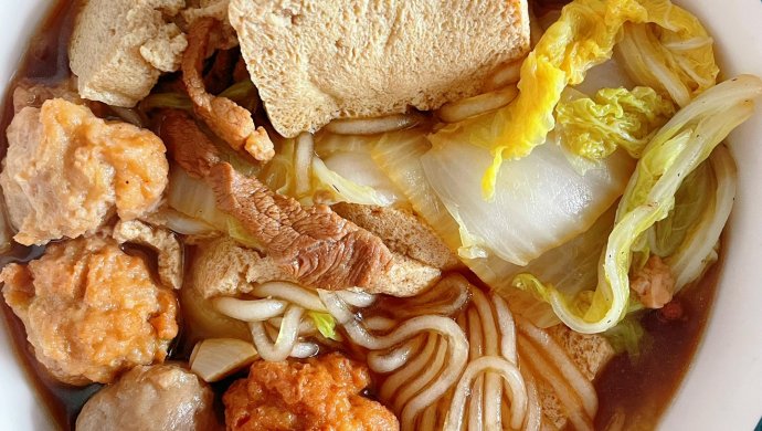 Braised Vermicelli with Cabbage and Tofu