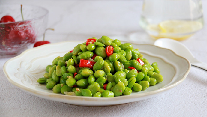 Fried edamame