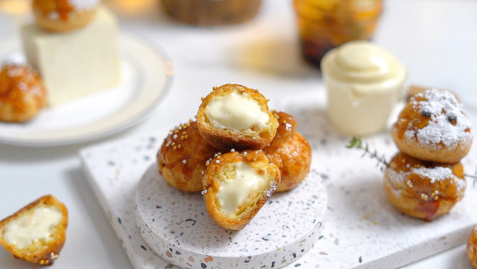 Salty Sweet Cheese Puffs