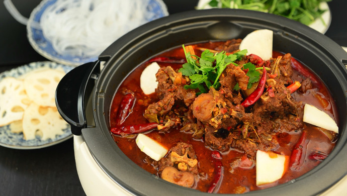 Spicy Lamb and Scorpion Hotpot