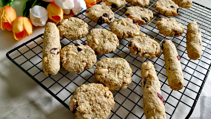 Brown Sugar Nut Oatmeal Cookies