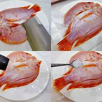 #Goddess Picnic# Homemade oven-roasted red snapper, seconds Illustration of how to become a cooking master‍ 2