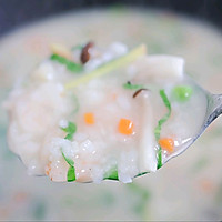 Seafood and scallop porridge recipe 5