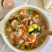 Illustration of how to make seasonal vegetable and shrimp porridge 14