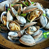 #春日limited on the table#Spring fresh taste: clear water Illustration of how to cook white clams 8