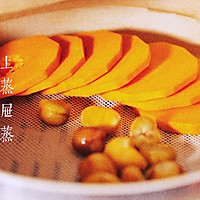 Autumn exclusive sugar-free pumpkin chestnut milk soup can be used as a food supplement Illustration of how to do it 5