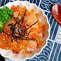 #秋How to eat#Salmon rice bowl recipe illustration 11