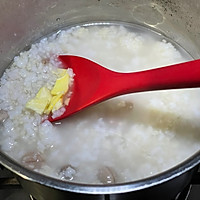 #baby's first bite of complementary food fish#cod raw rolled in millet Illustration of how to make porridge 3