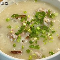 #肉丝性# worker's exquisite dinner｜Fresh and sweet , Illustration of how to make Cantonese-style porridge that is creamy and silky in the mouth 5