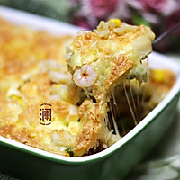 Cheese and seafood baked rice#IKEAmakes home more delicious# Illustration of how to do it 13