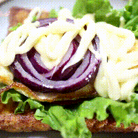 A must-have for spring outings | French style sandwich #Go out with delicious food Illustration of how to make waves 5