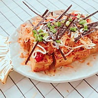 #豆Happy 10th Birthday to Guo# Slimming Snacks: Illustration of how to make pan-fried tofu imitation octopus balls 9