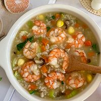 Illustration of how to make seasonal vegetable and shrimp porridge 15